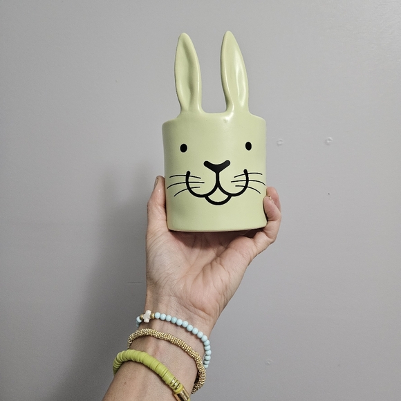 Funny Bunny Rae Dunn Jelly Bean Candle - Picture 1 of 11